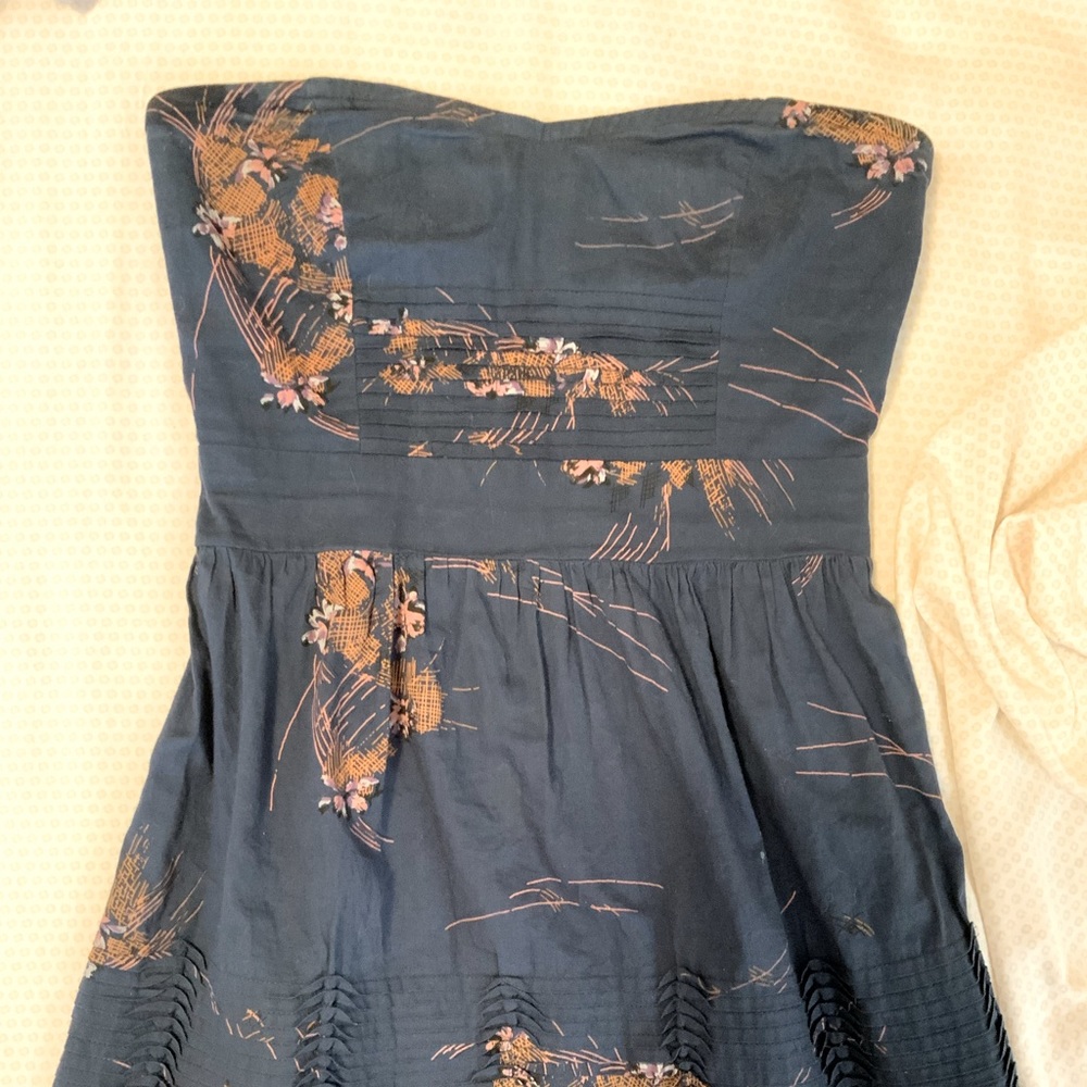 Kimchi Blue UO Strapless Fit N Flare Mini Dress